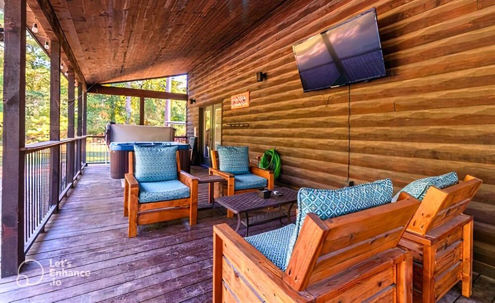 4Br/3Bth Family Cabin With A Hot Tub, Sleeps 14 Брокен-Боу Экстерьер фото